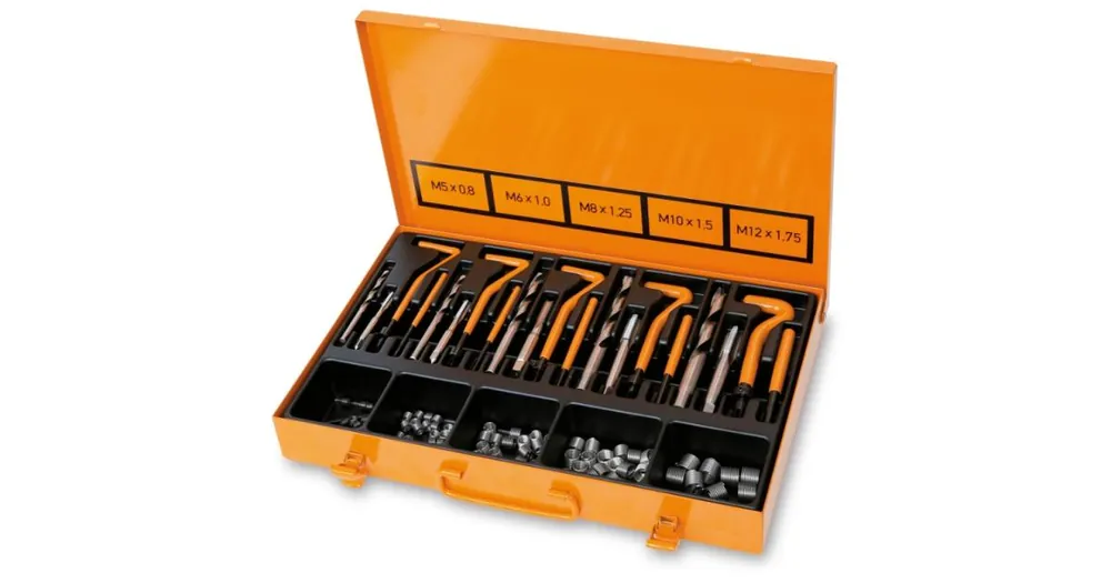 BETA Kit di ripristino delle filettature danneggiate art.437U/09
