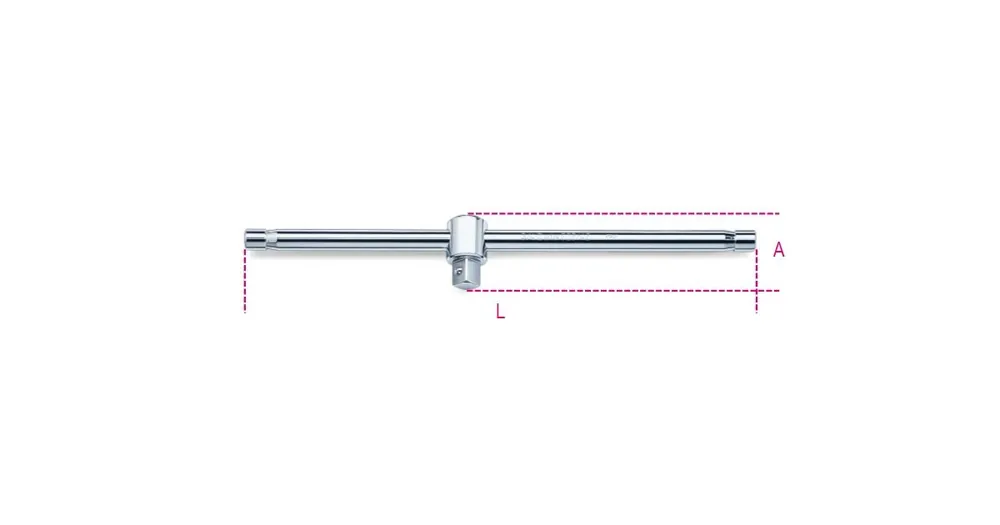 BETA Quadro maschio 3/4" con spina scorrevole cromato art.928/42