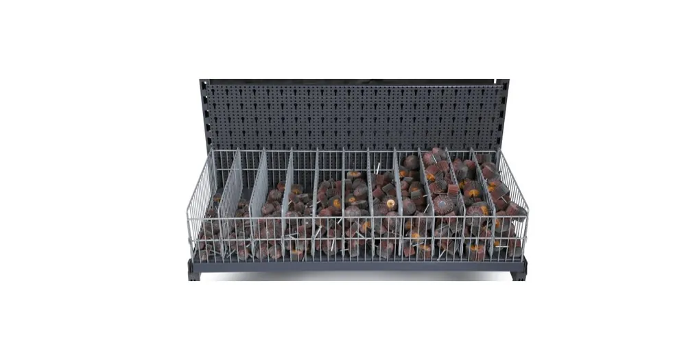BETA Assortimento di 410 ruote abrasive con gambo con vasca espositiva art.6600 M/881