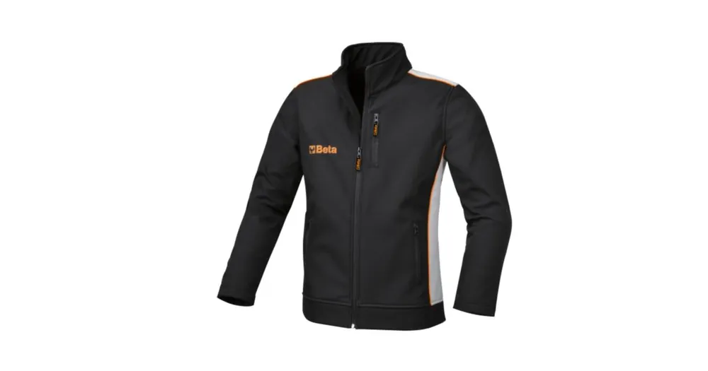 BETA Softshell in tessuto poliestere 100%, 320g, composto da tre strati, guscio esterno in microfibra, membrana intermedia impermeabile e traspirante, interno in pile art.9500TL
