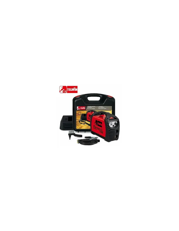 Saldatrice ad Inverter 3,5 Kw - 125 A con Valigetta e Accessori Telwin FORCE 145