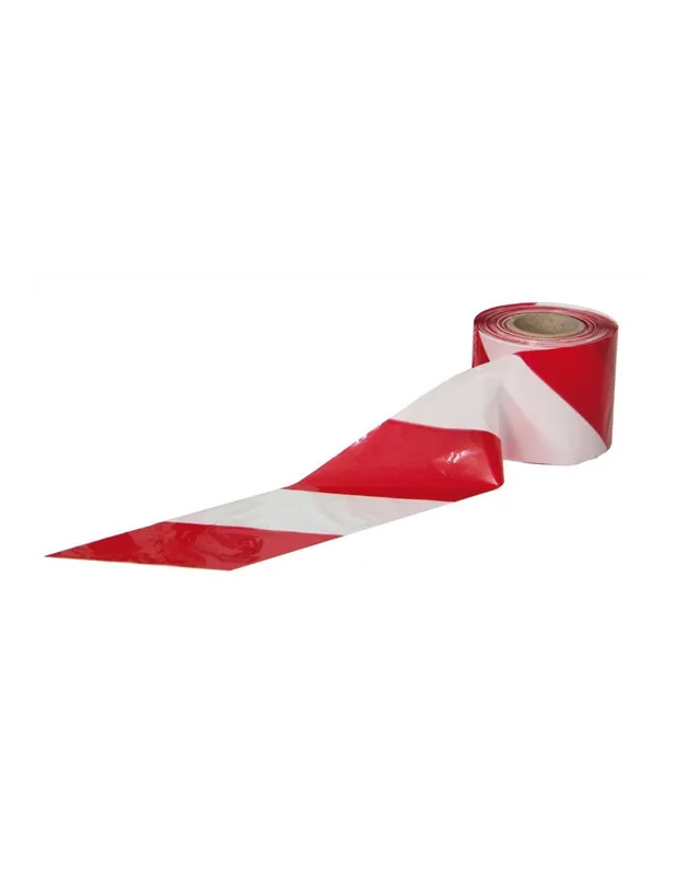 Nastro Per Segnaletica Elepacking In Plastica Rosso Bianco Rotolo 200mt Edilizia