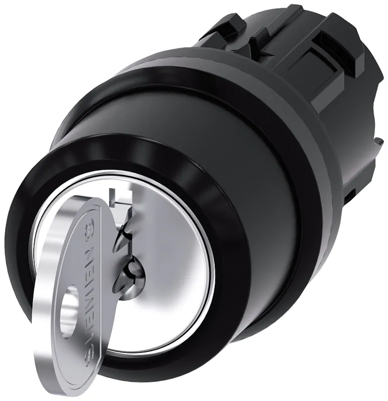 SIEM 3SU10004BL110AA0 / 3SU1000-4BL11-0AA0 SCHLÜSSELSCHALTER 3POS.O+I+II