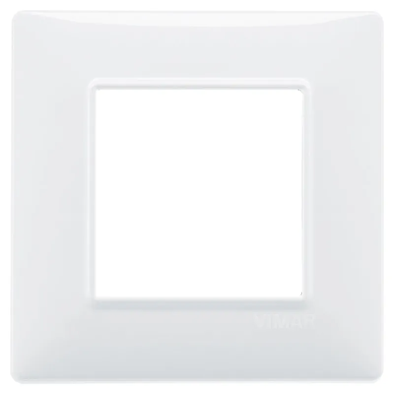 VIMA 14642.01 / WEISS PLANA ABDECKPLATTE 2 FACH