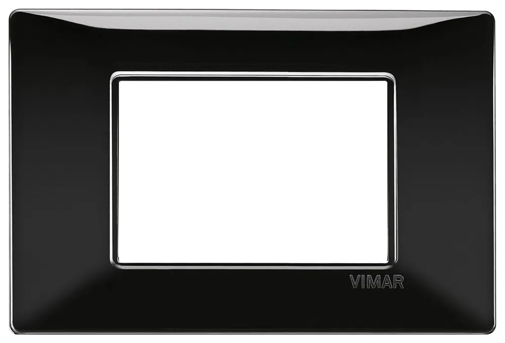 VIMA 14653.05 / SCHWARZ PLANA ABDECKPLATTE 3 FACH