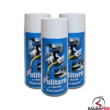 Pulitore Spray 400ml detergente per metalli (10pz)