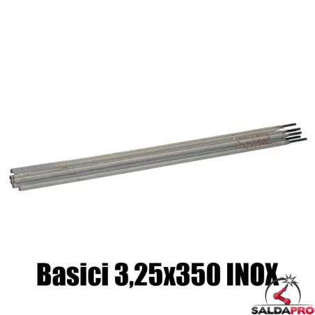 Elettrodi Basici Ø3,25x350mm per saldatura INOX (64 pz)