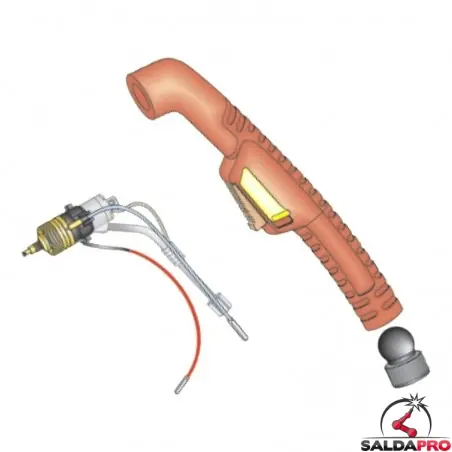 Corpo torcia ed impugnatura Ergocut S 75 per torce al plasma Trafimet in Kit