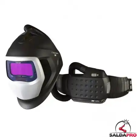 Casco 3M 9100 Air Speedglas con ADF 9100XXi e respiratore Adflo