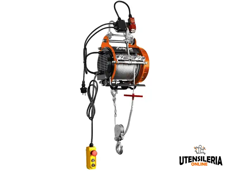 Verricello elettrico Unicraft ESW 800 230V 1300W, sollevamento 400/800 Kg