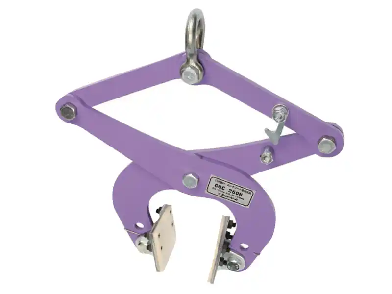 Pinza a pantografo Finat CGC-N per sollevamento manufatti, portata 0,25-0,5 ton