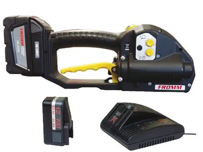 Tendireggia a batteria Barbero Pietro P328/16 per reggette in plastica e poliestere 16x1.05mm