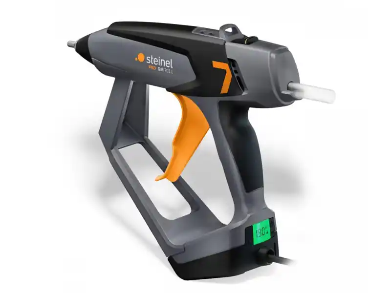 Pistola colla a caldo Steinel GlueMatic 7011 ugelli intercambiabili e temperatura regolabile 40-230°