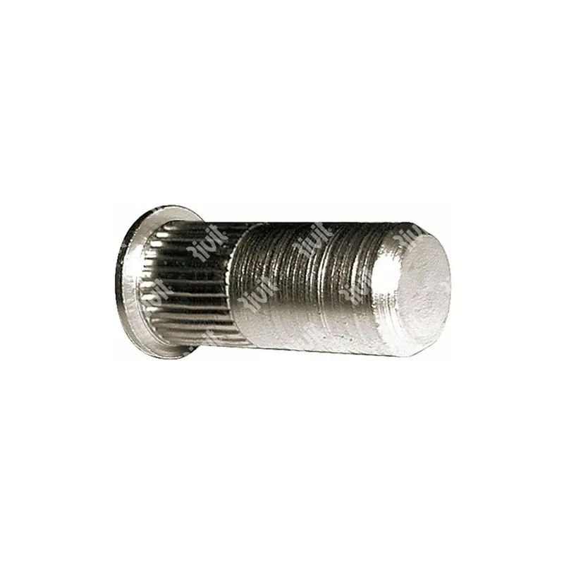 Inserti filettati inox M10 A2 Rivit Rivsert SITC-Z-A2 cilindrici zigrinati ciechi testa tonda (50pz)
