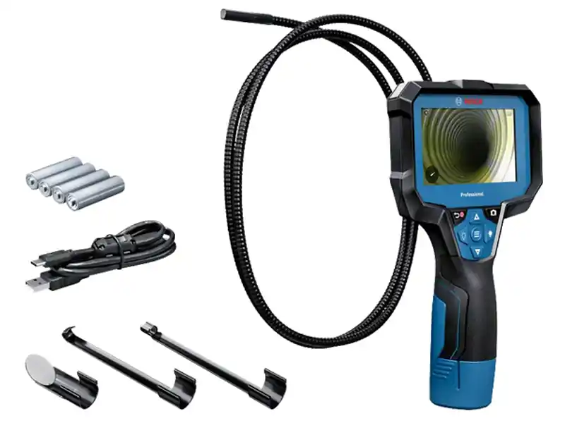Bosch Telecamera d‘ispezione GIC 12V-4-23 C Professional ad alta risoluzione, cavo 150cm