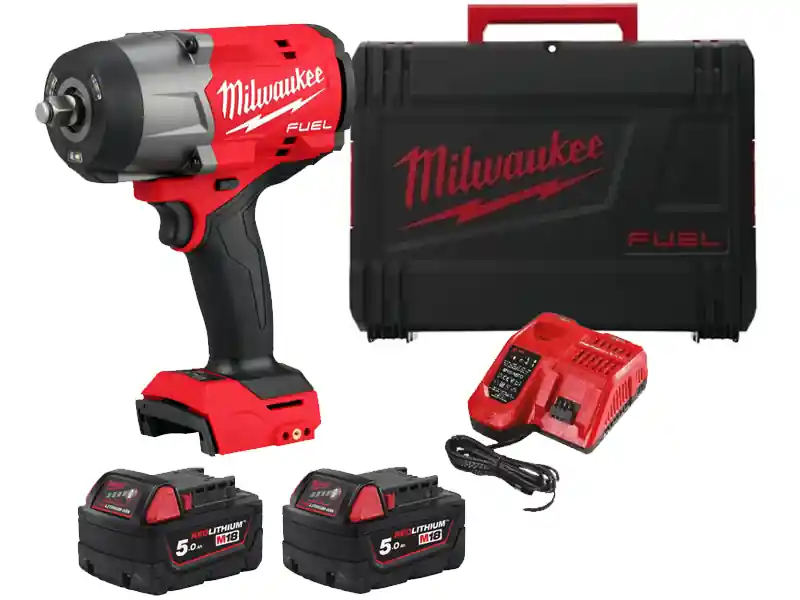 Avvitatore ad impulsi 1/2" 1491Nm Milwaukee M18 Fuel FHIW2F12 in Set