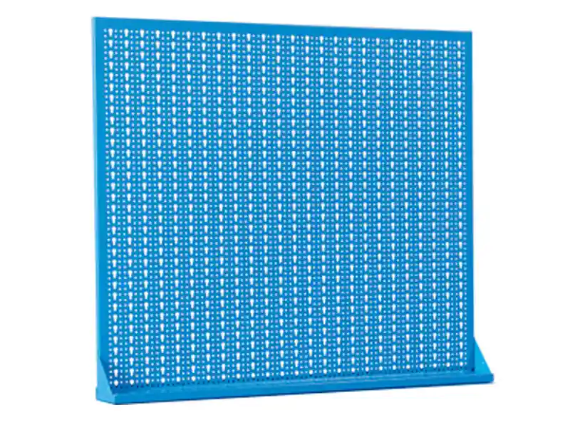 Pannello forato porta utensili OMCN 1445x870mm con mensola portaoggetti per banchi da lavoro
