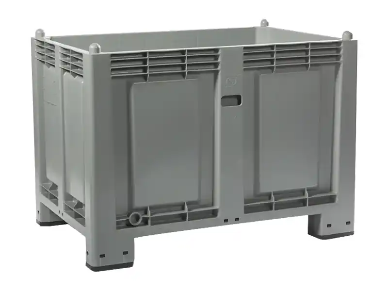 Cassa pallet Carvel 1200x800x850mm in polipropilene con 4 piedi, 600lt