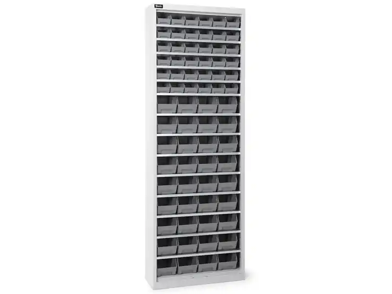 Armadio portaminuteria Fami Perfom AK 700x267x1996mm con 72 contenitori Picking Box Air
