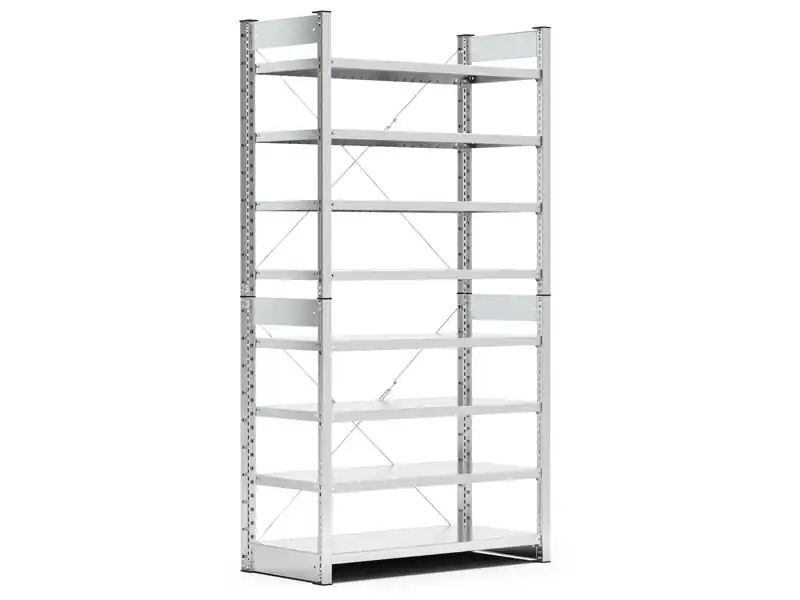 Scaffale a 8 piani Fami ST1051 1057x521x2016mm per contenitori a bocca di lupo