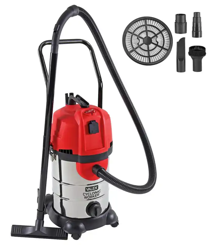 Aspiratore polvere e liquidi 1600W 30 Litri Valex CYCLONIC WORKER
