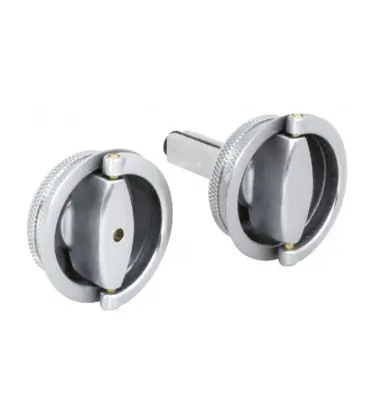 Kit maniglietta Duetto Ø 34 mm Attivo-Attivo per porta pieghevole sp. 38-48 mm