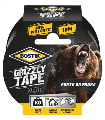 Nastro per riparazioni Grizzly Tape nero h 50 mm Bostik