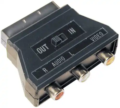 ADATT (1PZ) BLISTER "SP.SCART/PR.RCA ""IN-OUT""