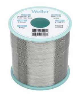 WSW SC L0 Filo saldante, Ø 0,8 mm, 500 gr T0051387599 - Weller