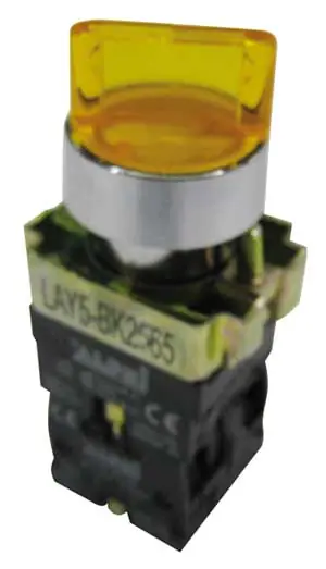 Selettore Luminoso Aleva A 2 Posizioni Fisse Y N0+Nc AP/INT/B256-C