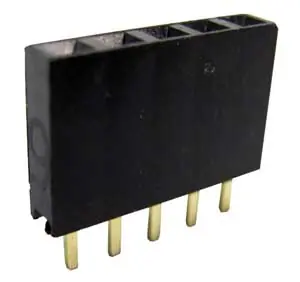 Connettore Striscia Femmina Da Circuito Stampato Verticale 2,54 40P CTF/40A-C